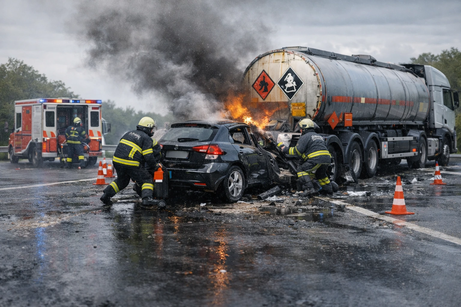 Unfallstelle (heute)