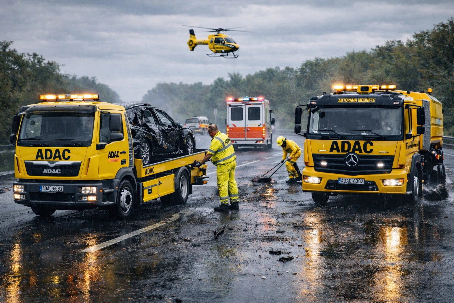 Aufräumen & Abtransport (heute)