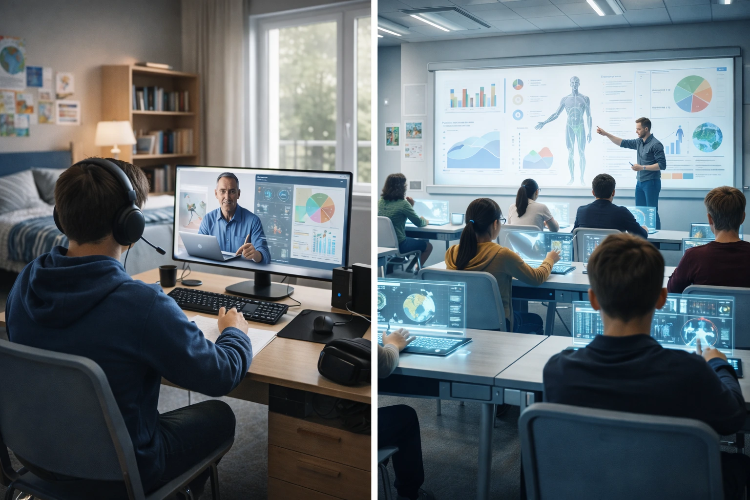 Hybrid: Präsenz + Homelearning