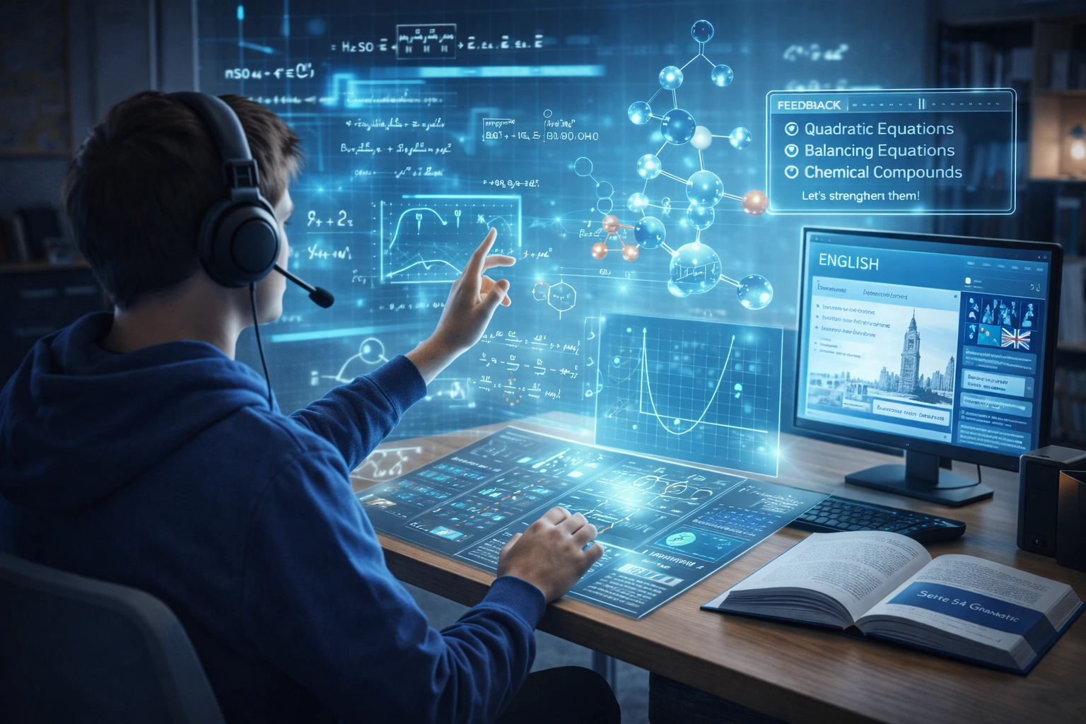 Mathe/Deutsch/Englisch: adaptive CoPiloten